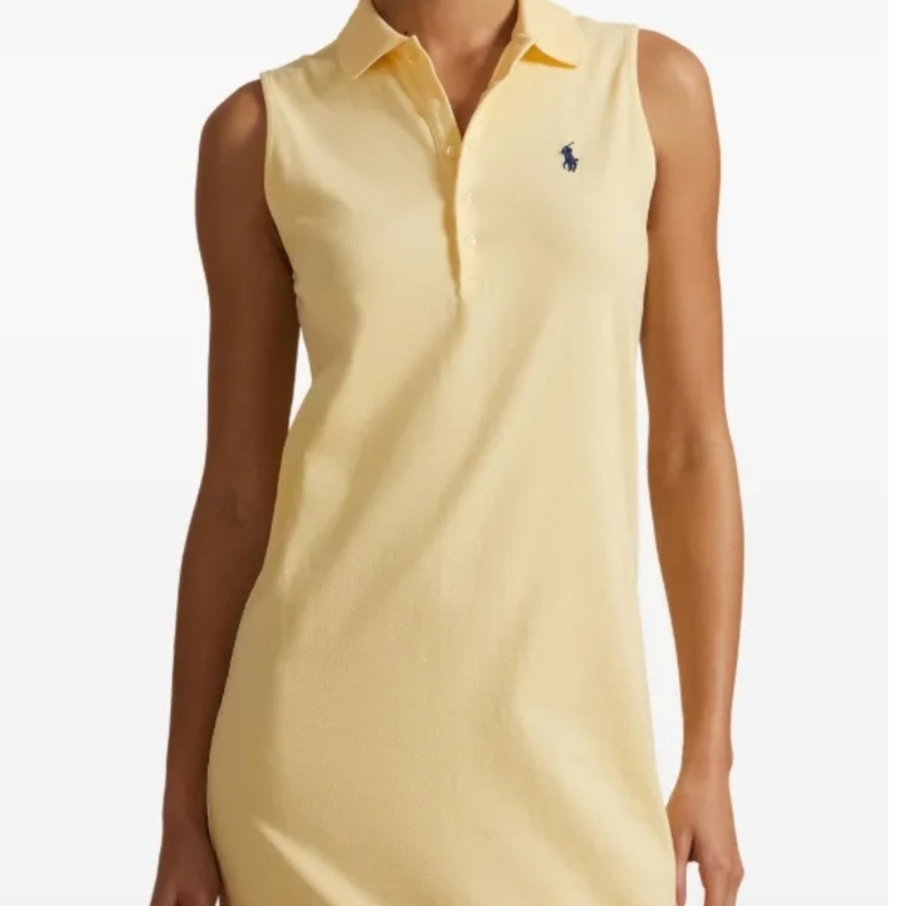 Ralph Lauren Polo pique knit Midi Dress